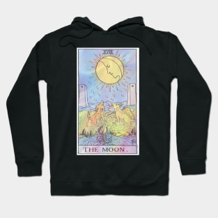 Tarot Card The Moon Holographic Hoodie